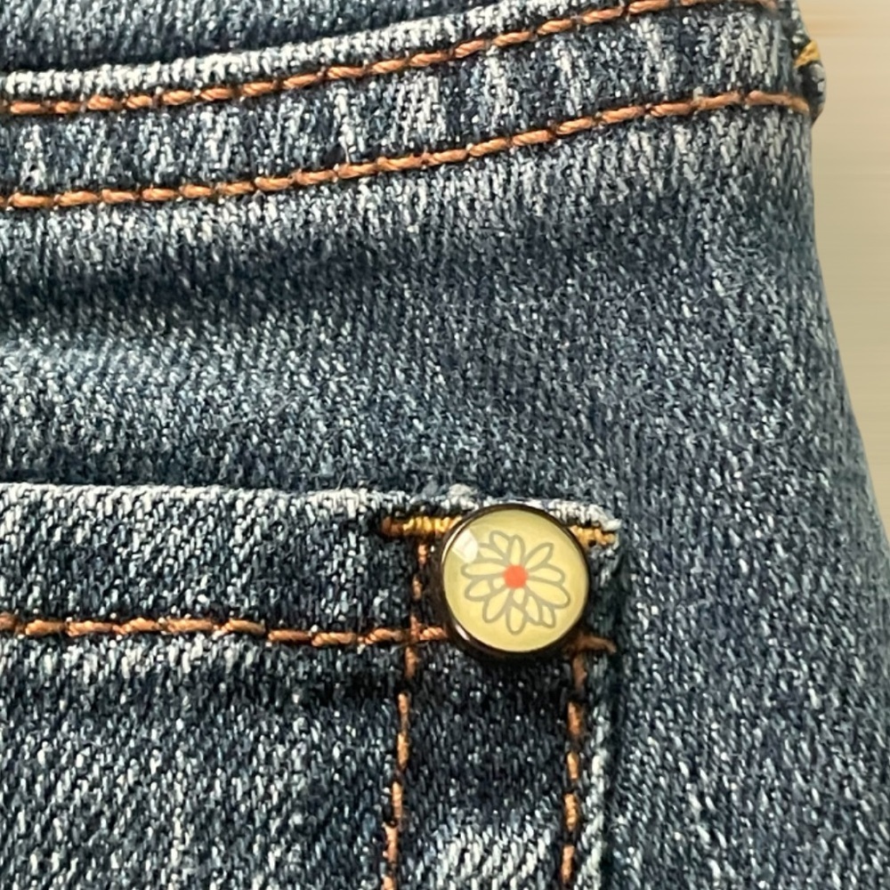Bullhead Vintage Low Rise Women's Blue Jeans - Picture 5 of 14